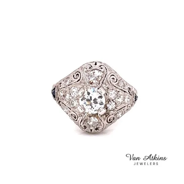 Estate Diamond Ring Euro Van Atkins Jewelers New Albany, MS