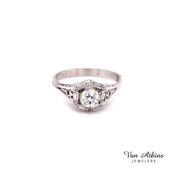 Estate Diamond Ring Euro Van Atkins Jewelers New Albany, MS