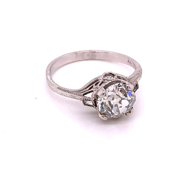 Estate Diamond Ring Euro Image 2 Van Atkins Jewelers New Albany, MS