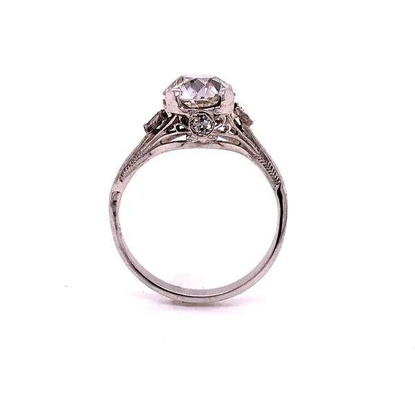 Estate Diamond Ring Euro Image 3 Van Atkins Jewelers New Albany, MS