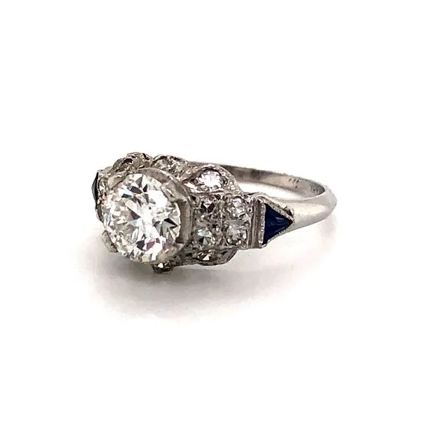 Estate Diamond Ring Euro Image 2 Van Atkins Jewelers New Albany, MS