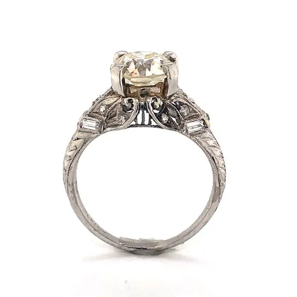 2.07 Carat EUROPEAN Cut Diamond Ring Image 3 Van Atkins Jewelers New Albany, MS