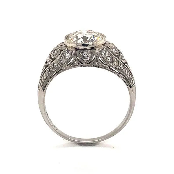 Estate Diamond Ring Euro Image 4 Van Atkins Jewelers New Albany, MS
