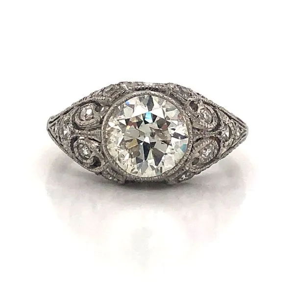 Estate Diamond Ring Euro Van Atkins Jewelers New Albany, MS
