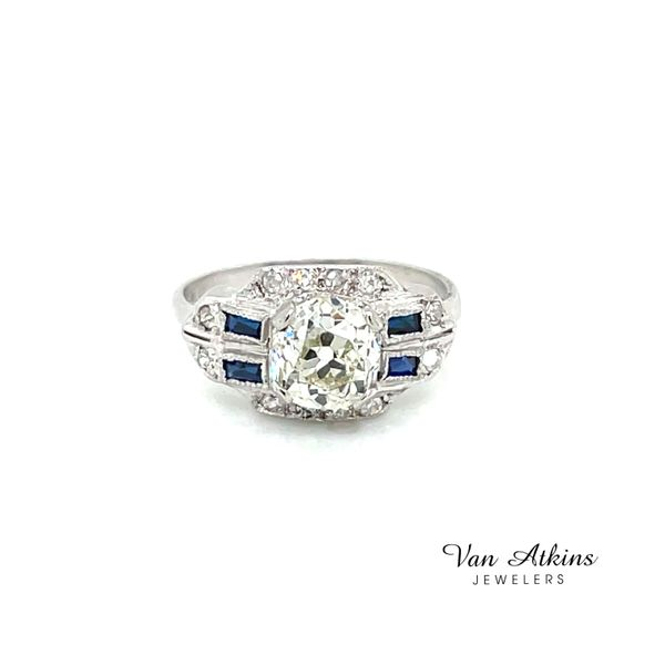 1.25 Carat Estate Diamond Rings European Van Atkins Jewelers New Albany, MS