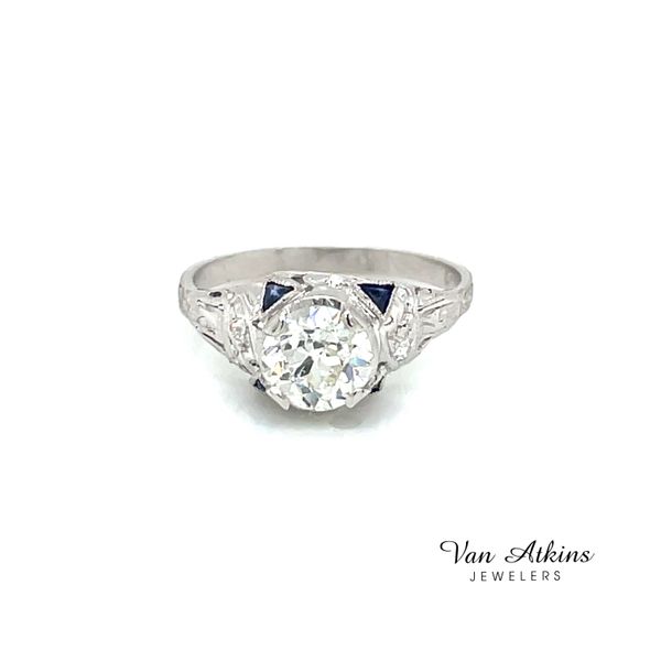 1.03 Carat Estate Diamond Rings European Van Atkins Jewelers New Albany, MS