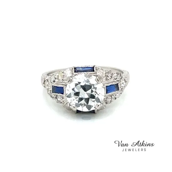 1.70 Carat Estate Diamond Rings European Van Atkins Jewelers New Albany, MS