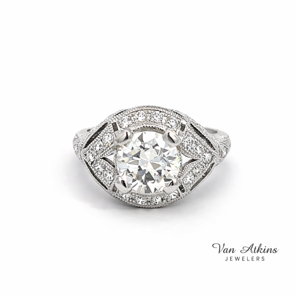 2.43 Carat Estate Diamond Rings European Image 5 Van Atkins Jewelers New Albany, MS