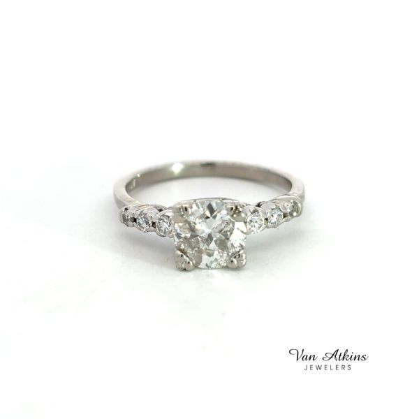 1.12 Carat Estate Diamond Ring European Van Atkins Jewelers New Albany, MS