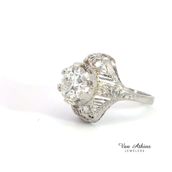 2.04 CT EURO LAB GROWN CENTER EST PLAT SETTING (OLD/NEW) Image 2 Van Atkins Jewelers New Albany, MS