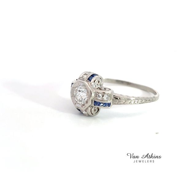 0.48 Carat Estate Diamond Ring European Image 3 Van Atkins Jewelers New Albany, MS