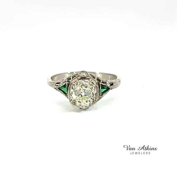 1.06 Carat Estate Diamond Rings European Image 2 Van Atkins Jewelers New Albany, MS