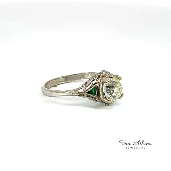 1.06 Carat Estate Diamond Rings European Image 3 Van Atkins Jewelers New Albany, MS