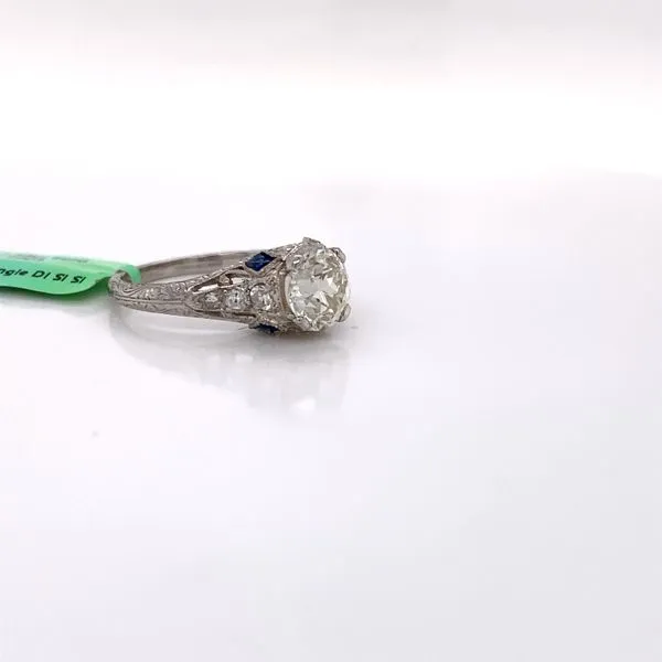 Estate Diamond Ring Euro Image 2 Van Atkins Jewelers New Albany, MS