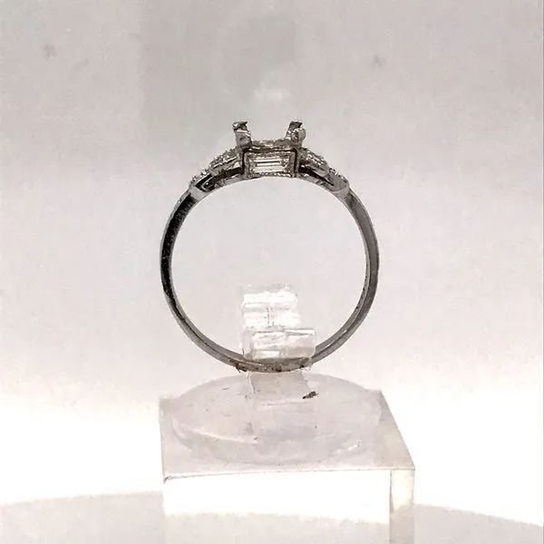 Estate Diamond Ring Euro Image 4 Van Atkins Jewelers New Albany, MS