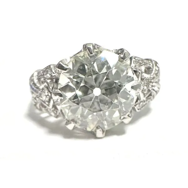 Estate Diamond Ring Euro Image 2 Van Atkins Jewelers New Albany, MS