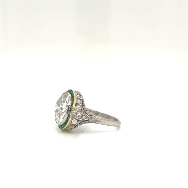 Estate Diamond Ring Euro Image 2 Van Atkins Jewelers New Albany, MS