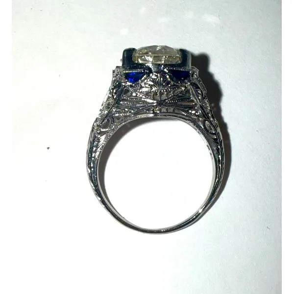 Estate Diamond Ring Euro Image 2 Van Atkins Jewelers New Albany, MS