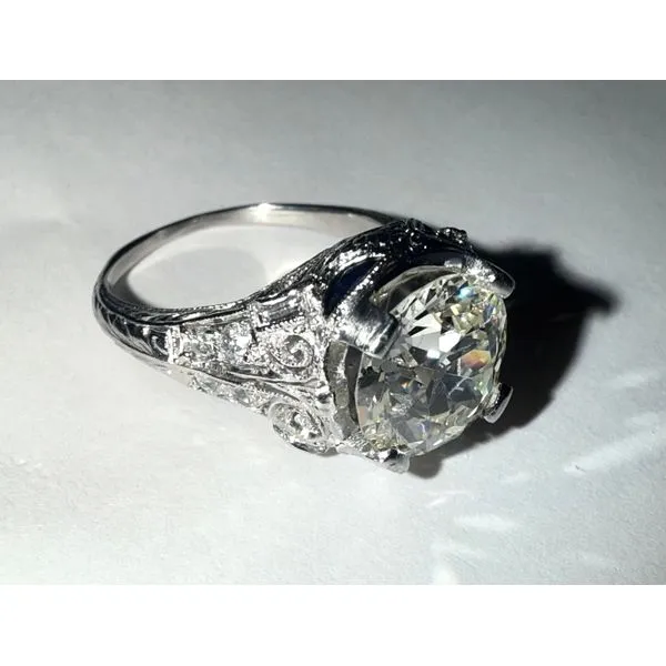 Estate Diamond Ring Euro Van Atkins Jewelers New Albany, MS