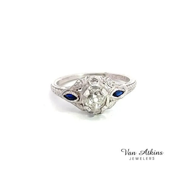 0.40 Carat Estate Diamond Rings Van Atkins Jewelers New Albany, MS