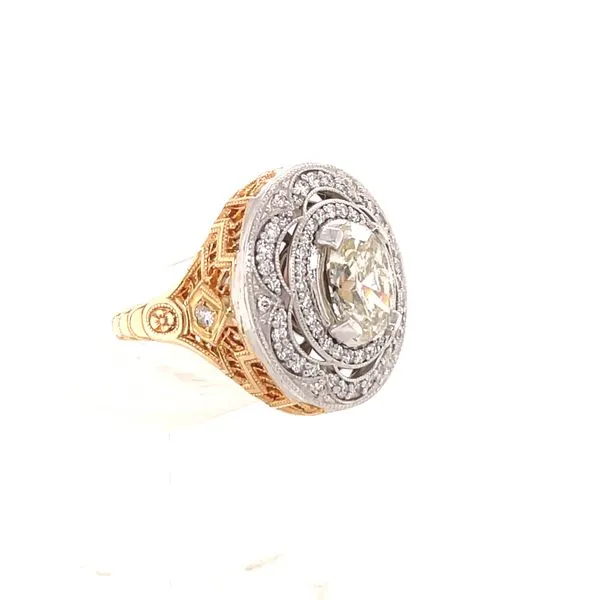 1.80 Carat Oval Cut Diamond Ring Image 2 Van Atkins Jewelers New Albany, MS