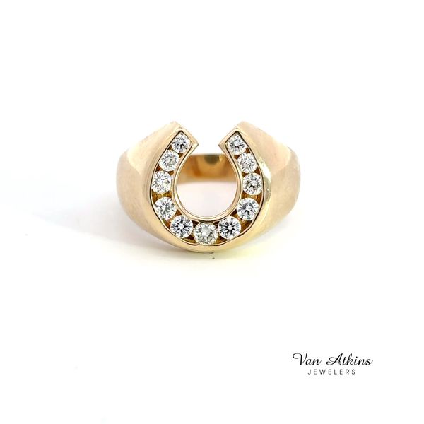 1 Carat Diamond Rings - Men's Image 4 Van Atkins Jewelers New Albany, MS