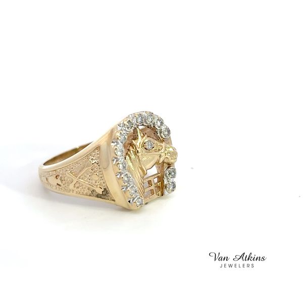 0.14 Carat Diamond Ring - Men's Image 2 Van Atkins Jewelers New Albany, MS