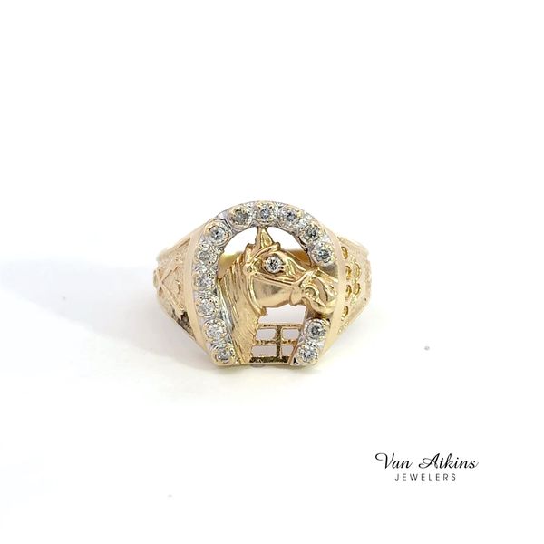 0.14 Carat Diamond Ring - Men's Image 4 Van Atkins Jewelers New Albany, MS