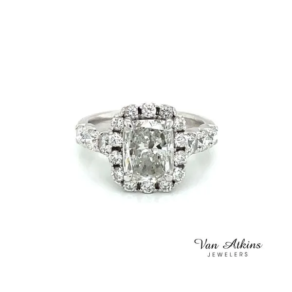 2.01 Carat Three Stone Rings Van Atkins Jewelers New Albany, MS