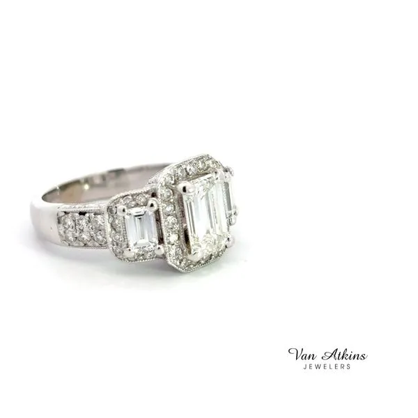 2.22 Carat Three Stone Ring Image 2 Van Atkins Jewelers New Albany, MS