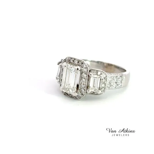 2.22 Carat Three Stone Ring Image 3 Van Atkins Jewelers New Albany, MS