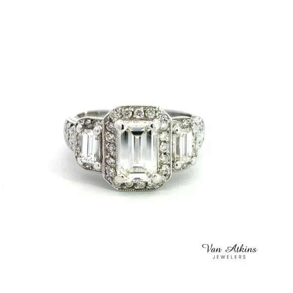 2.22 Carat Three Stone Ring Image 4 Van Atkins Jewelers New Albany, MS