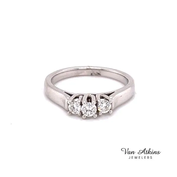 0.35 Carat Three Stone Rings Van Atkins Jewelers New Albany, MS