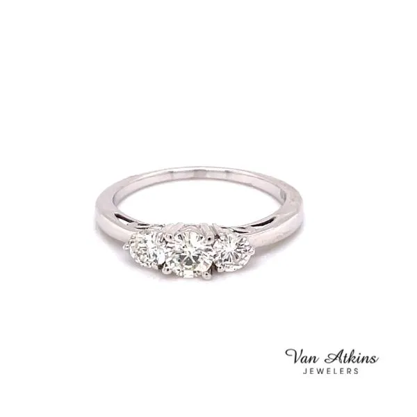 0.35 Carat Three Stone Rings Van Atkins Jewelers New Albany, MS