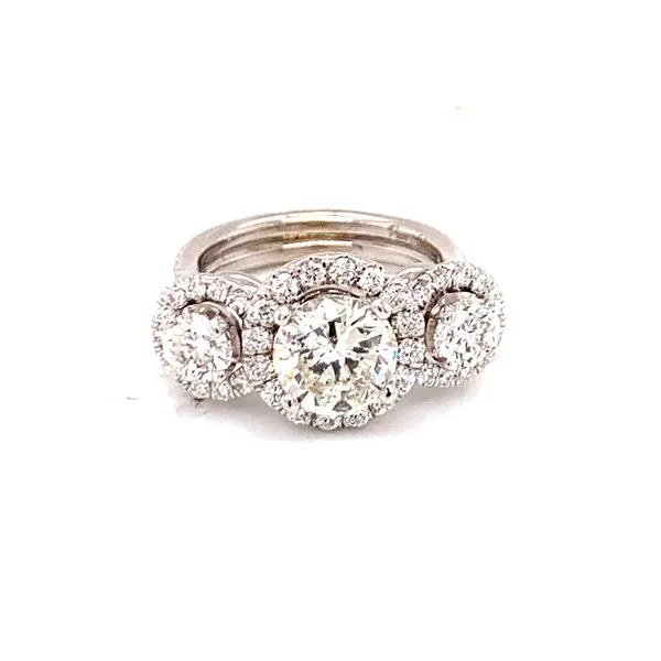 2.01 Carat Three Stone Rings Image 2 Van Atkins Jewelers New Albany, MS