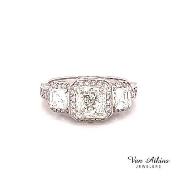 1.19 Carat Three Stone Rings Van Atkins Jewelers New Albany, MS