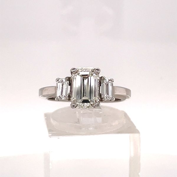 1.71 Carat Three Stone Rings Van Atkins Jewelers New Albany, MS