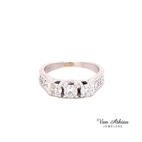 Three Stone Rings Van Atkins Jewelers New Albany, MS