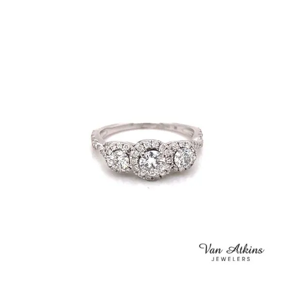 0.65 Carat Three Stone Rings Van Atkins Jewelers New Albany, MS