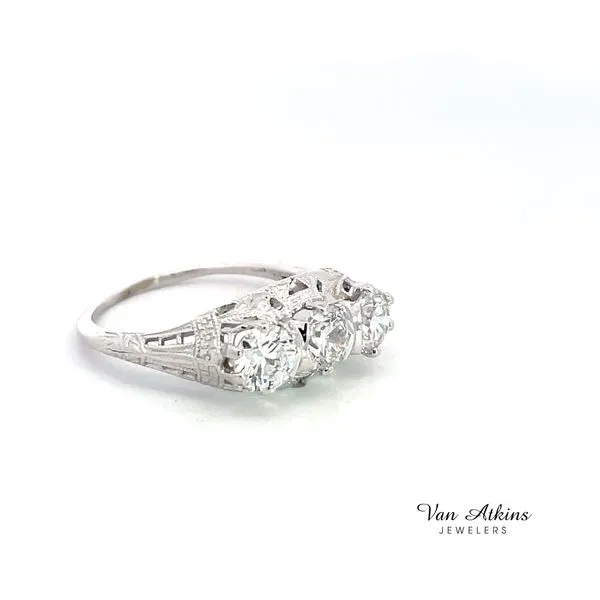 1.63 Carat Three Stone Ring Image 3 Van Atkins Jewelers New Albany, MS