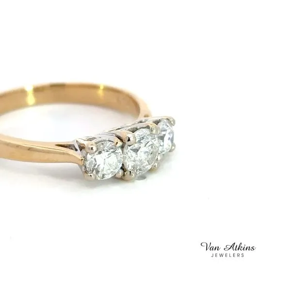 1.06 Carat Three Stone Ring Image 2 Van Atkins Jewelers New Albany, MS