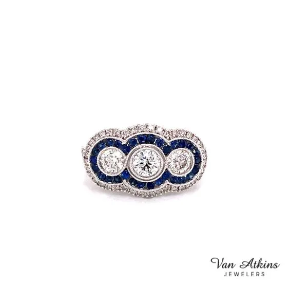 1.62 Carat Three Stone Ring Van Atkins Jewelers New Albany, MS