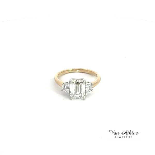 2.59 Carat Lab Grown Three Stone Ring Van Atkins Jewelers New Albany, MS