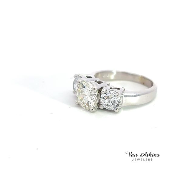 3.27 Carat Three Stone Ring Image 2 Van Atkins Jewelers New Albany, MS