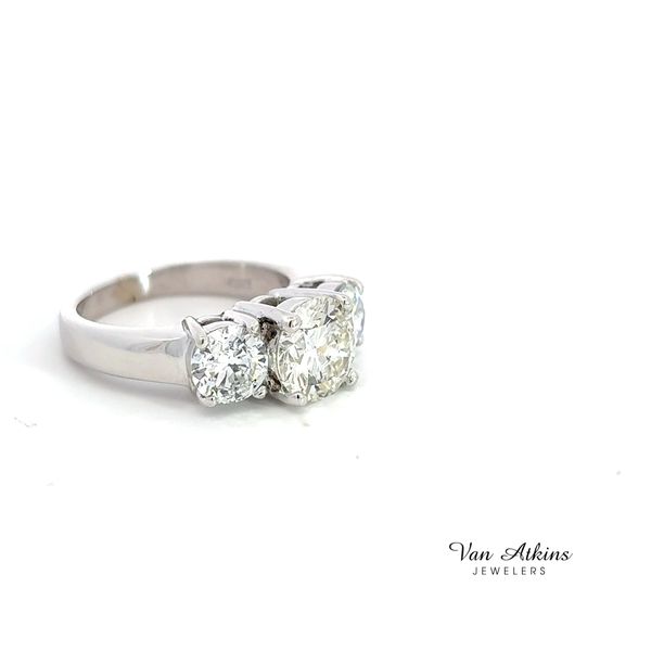 3.27 Carat Three Stone Ring Image 3 Van Atkins Jewelers New Albany, MS