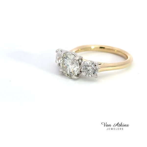 2.53 Carat Three Stone Ring Image 3 Van Atkins Jewelers New Albany, MS