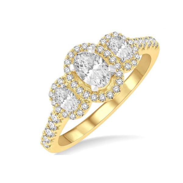 Three Stone Rings Van Atkins Jewelers New Albany, MS