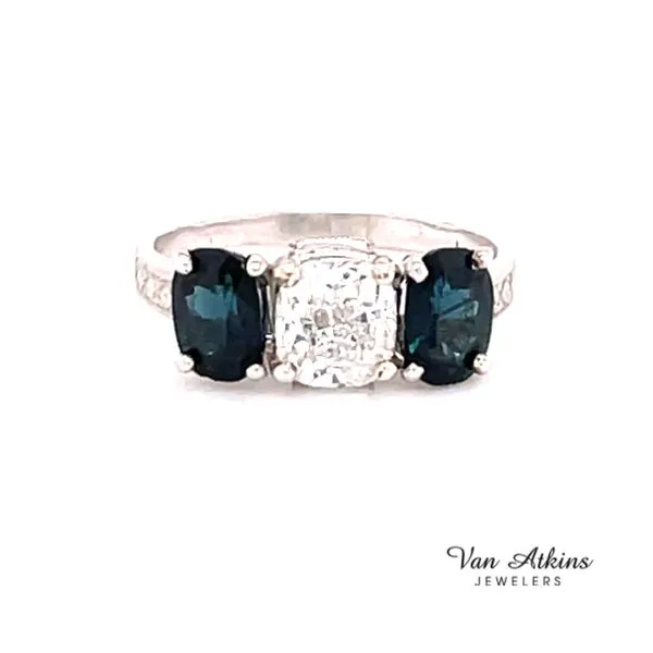 Estate Three Stone Ring Van Atkins Jewelers New Albany, MS