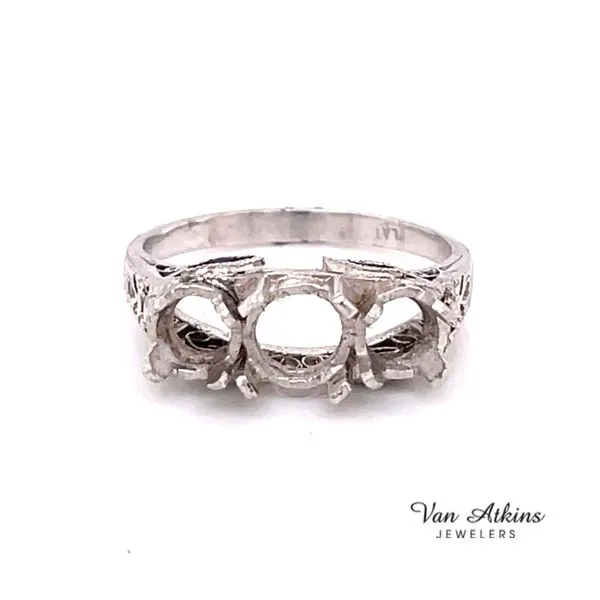 Estate Three Stone Ring Van Atkins Jewelers New Albany, MS