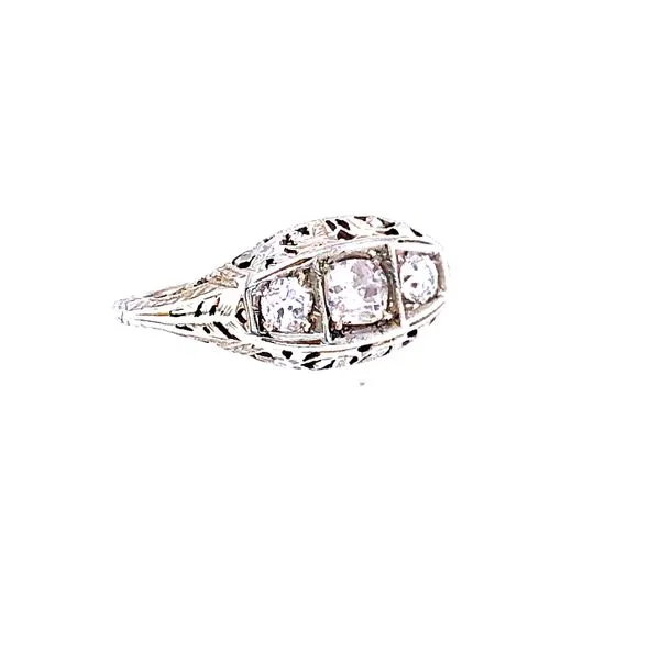 Estate Three Stone Ring Image 2 Van Atkins Jewelers New Albany, MS